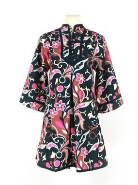 Tuckernuck Magnolia Chintz Indre Mini Dress Pink Green